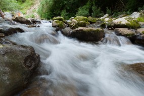 De l'eau dans un torrent