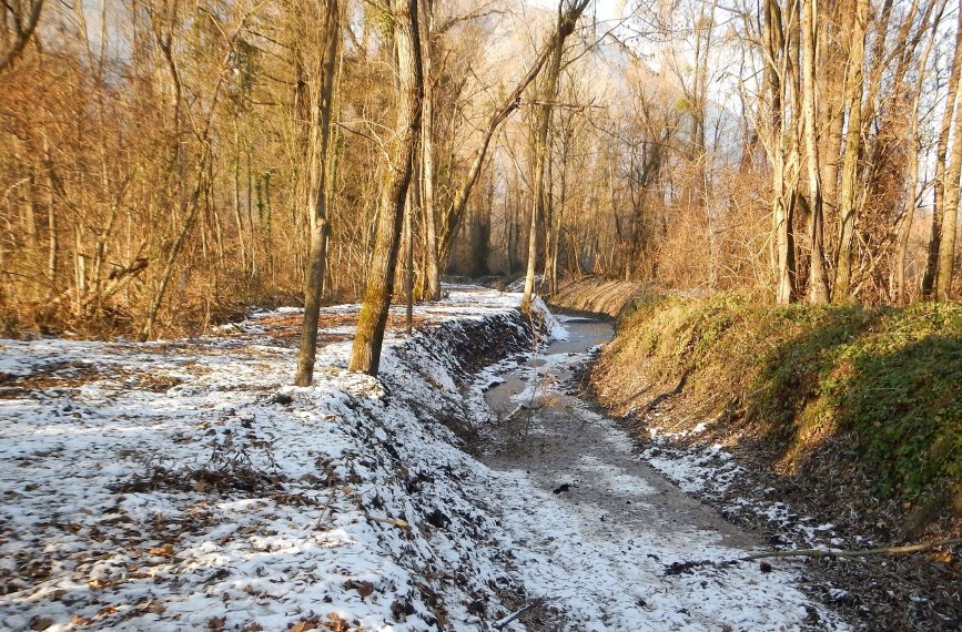 Le Lavanche en hiver secteur RD90