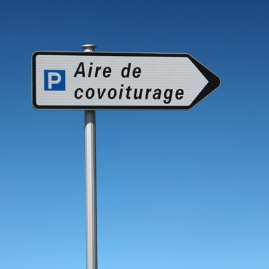 Panneau de covoitirage