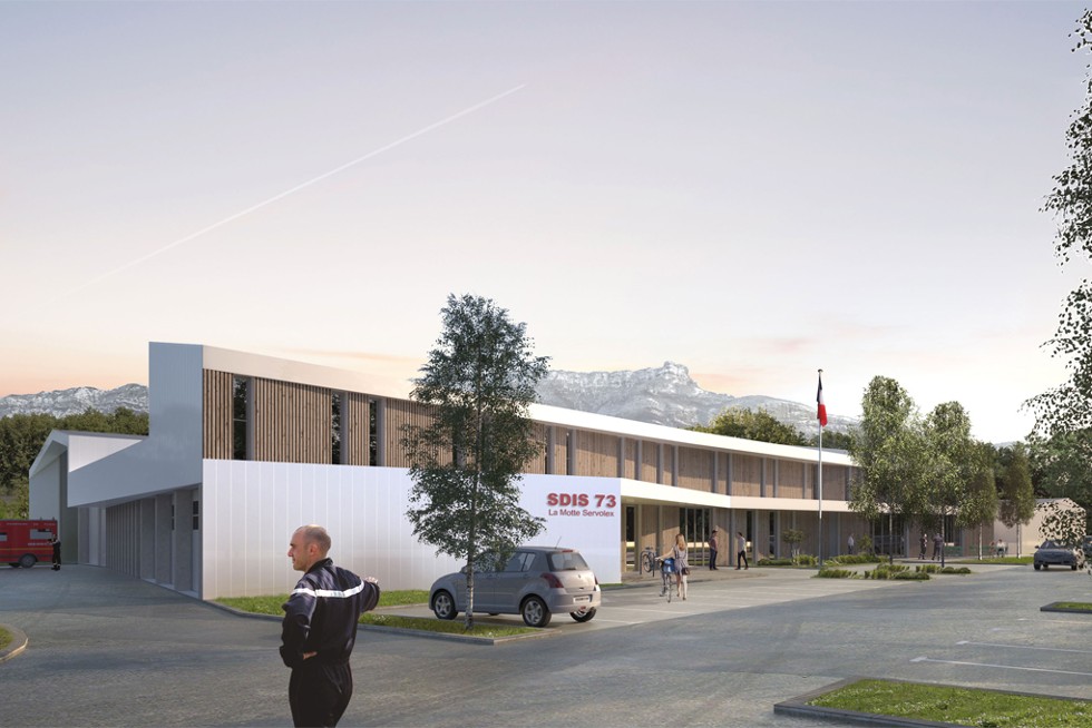 Image de synthèse du bâtiment