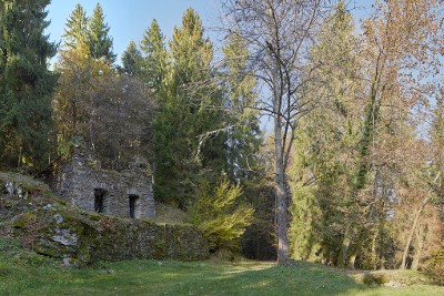 Vestiges du plan incliné des Aberus à Saint georges d'Hurtières. Crédit : Thierry Bazin