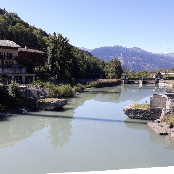 Une autre vue des anciens tabliers sous un angle différent