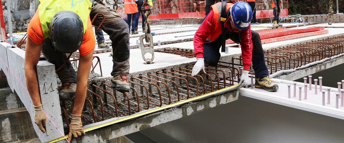 Une vue du chantier