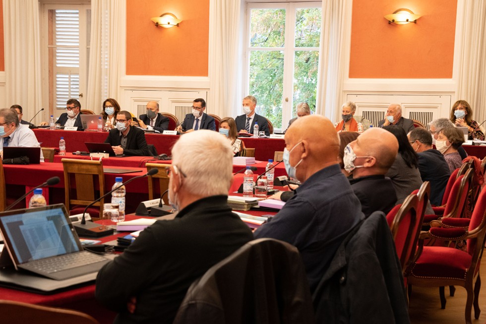 Les élus en assemblée