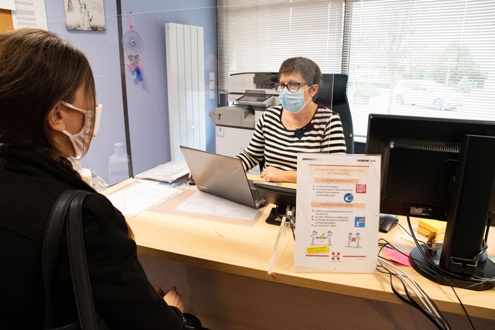 Accueil dans un centre social