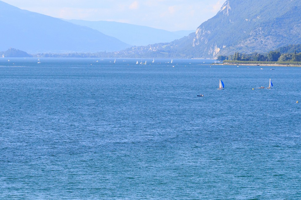 Vue du lac du Bourget