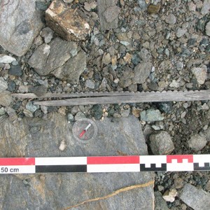 Objet trouvé en archéologie glaciaire