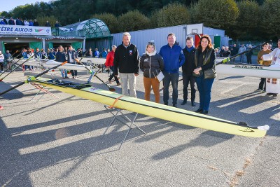 Le skiff Duc de Savoie - Crédit : Fabrice Rumillat