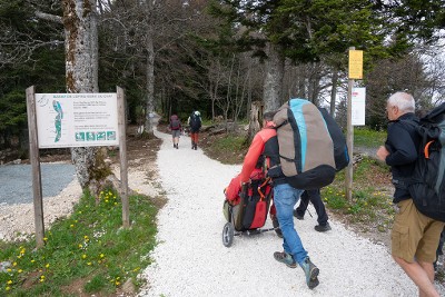 Vers la piste d'envol