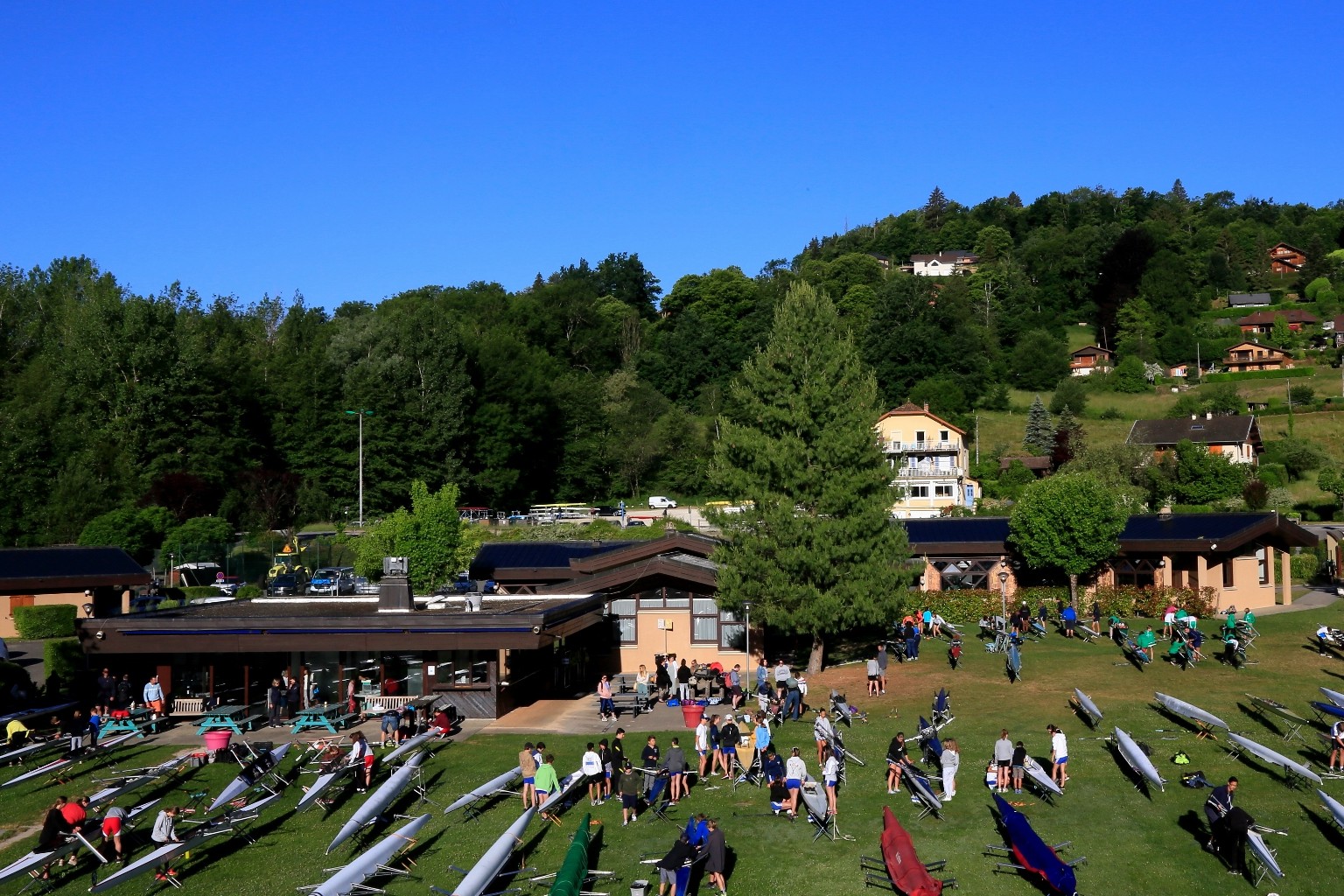 Vue base d'aviron