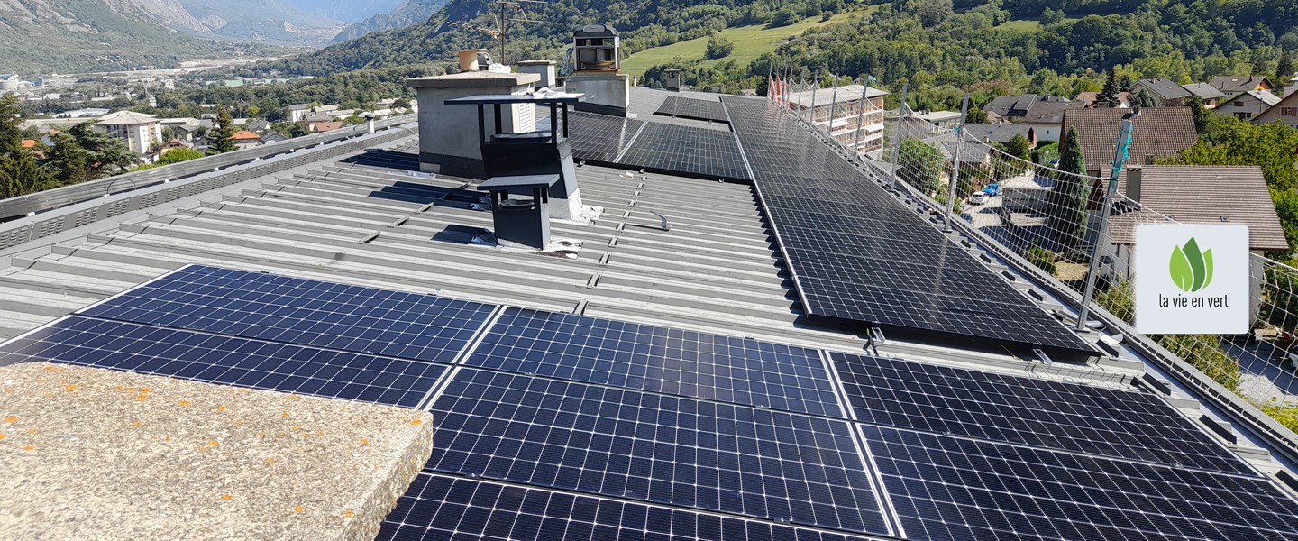Des panneaux solaires