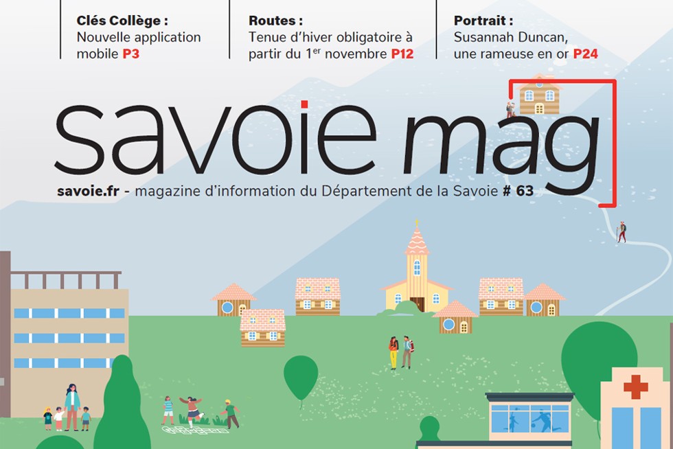 Extrait de la Une du savoie mag