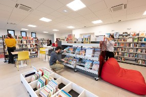 Intérieur de la bibliothèque