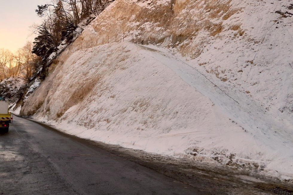 La route après les travaux