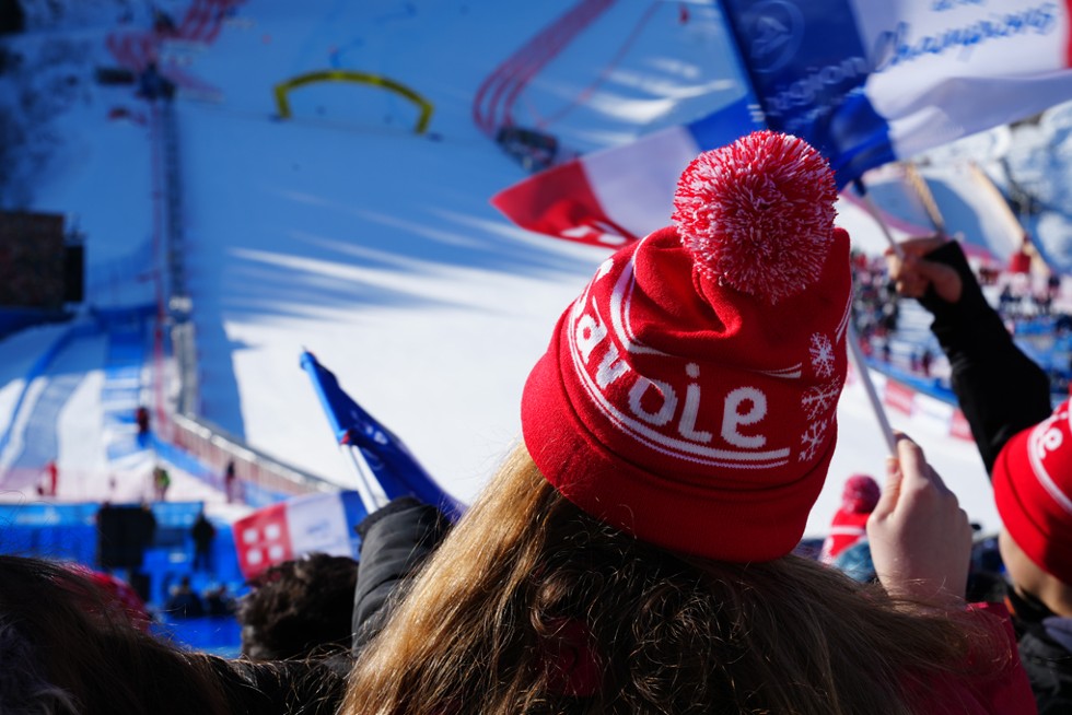 Des jeunes dans les tribunes