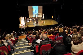 le public dans la salle