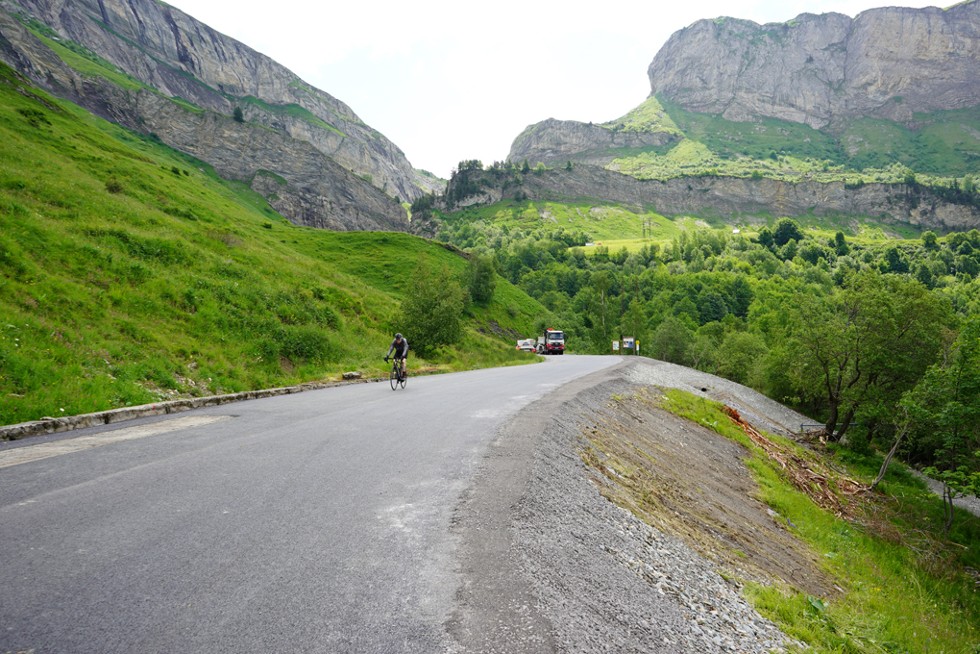 La route réparée