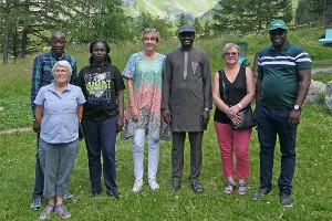 La délégation avec des élues savoyardes