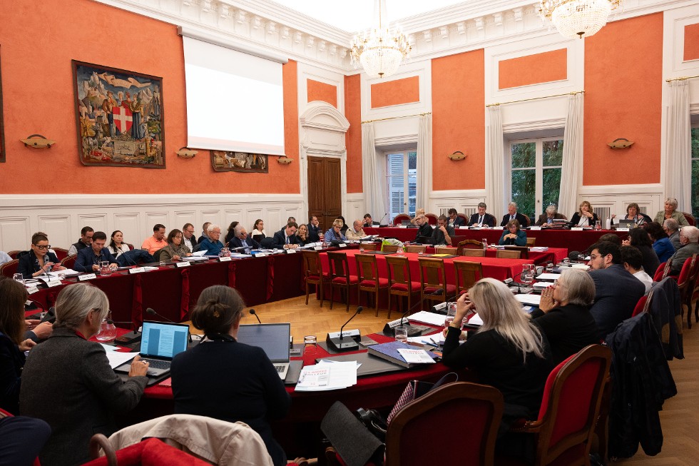 Les élus en session