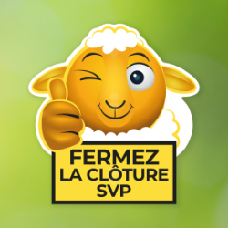Barrière-mouton smiley