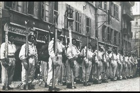 chasseurs alpins 24 septembre1944 crédit Archives départementales Savoie