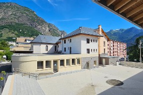 Vue d'une partie des bâtiments