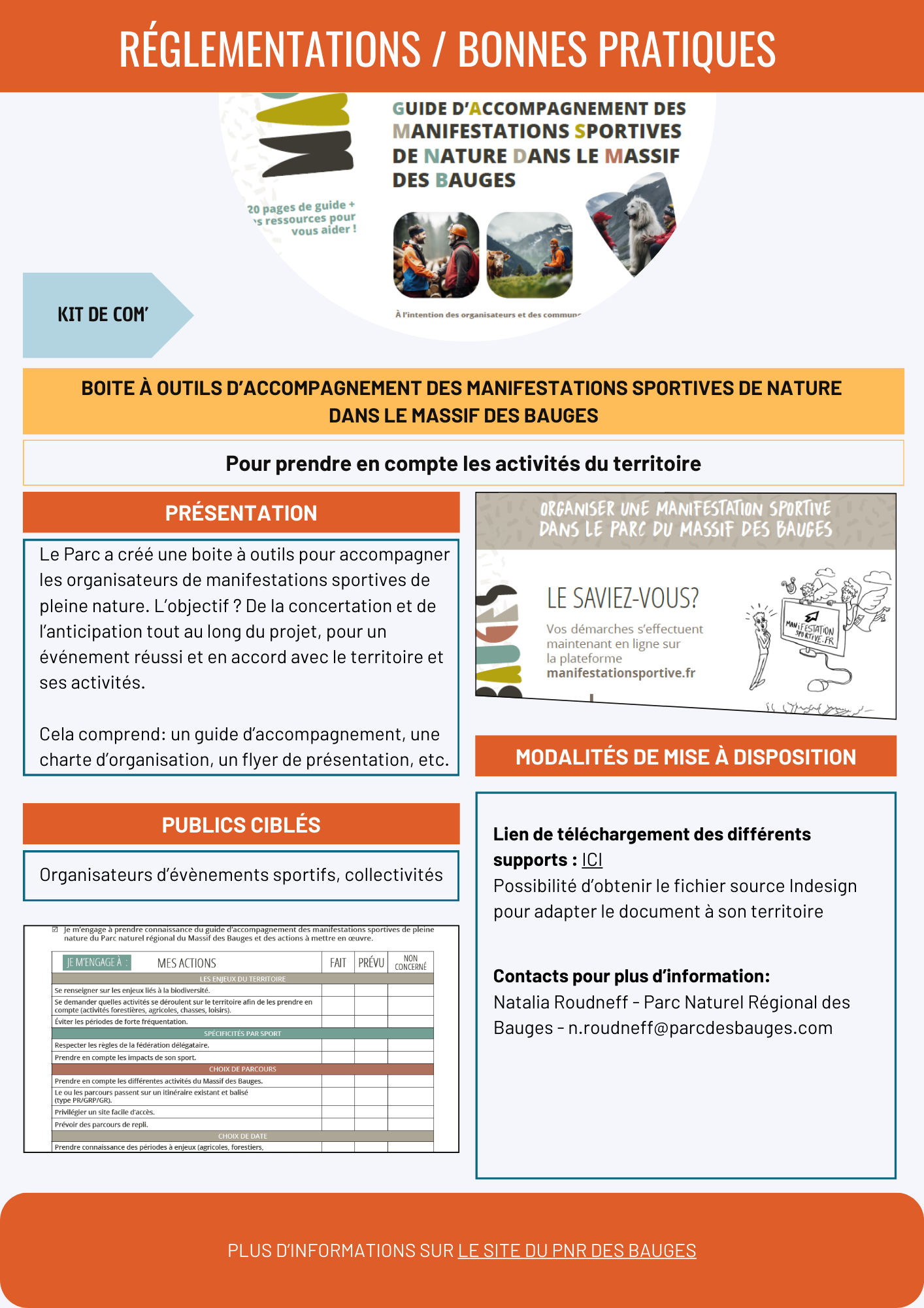 Guide manif sportives