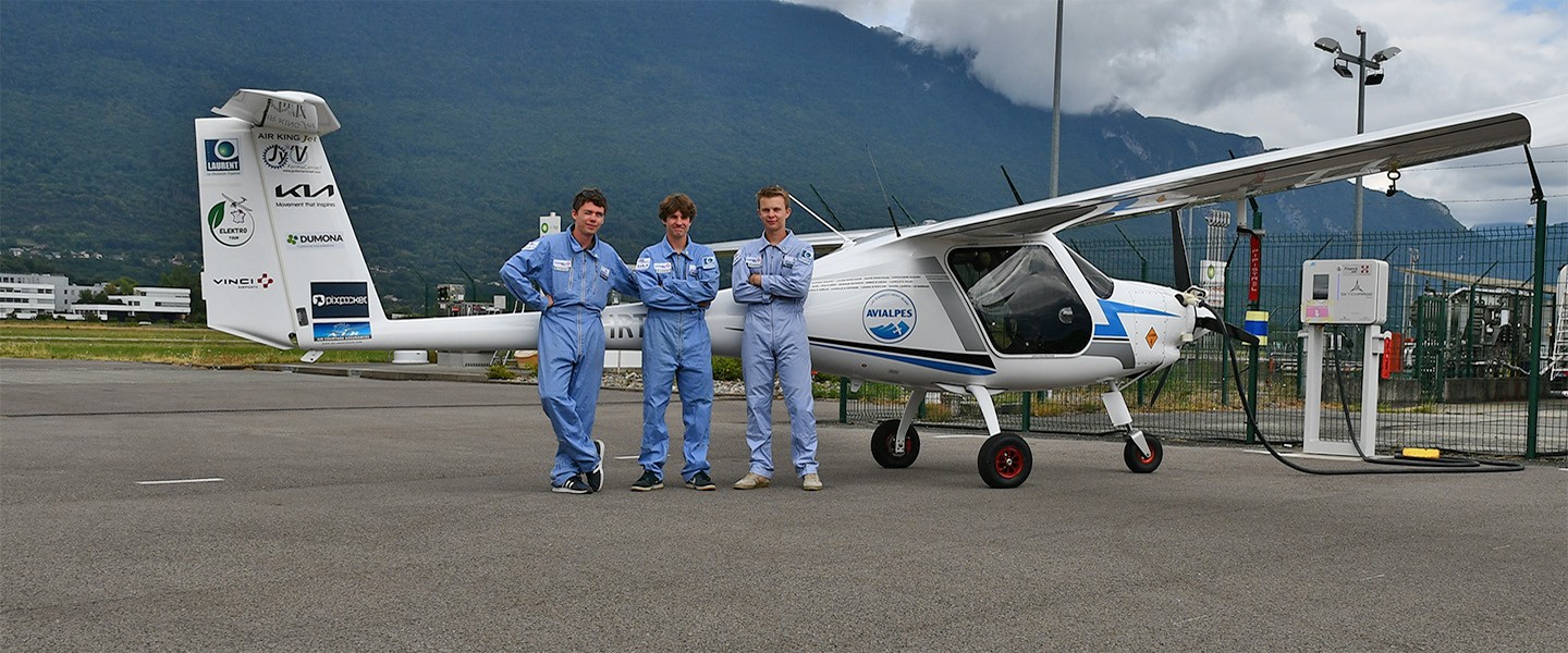 Les 3 jeunes pilotes