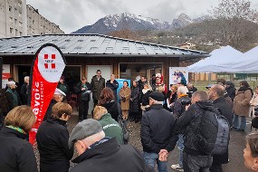 Vue de l'espace couvert