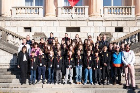 La promotion avec les élus et encadrants