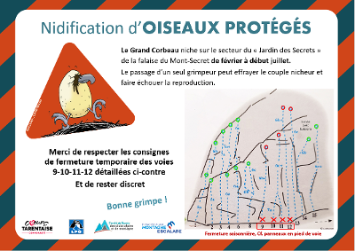Panneau d'information sur le secteur
