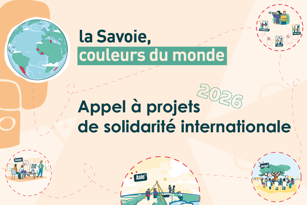 Graphisme de La savoie couleur du monde