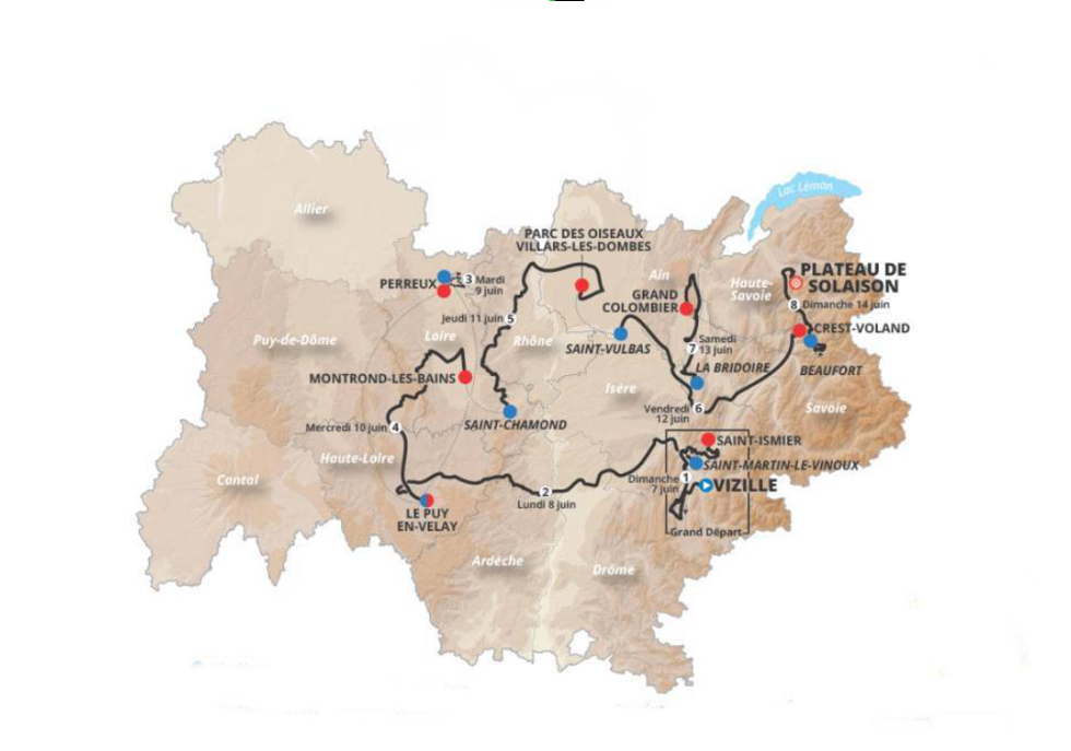 Carte du parcours