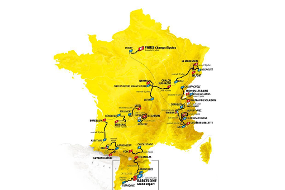 Tour de France : restrictions de circulation les 19,22 et 25 juillet