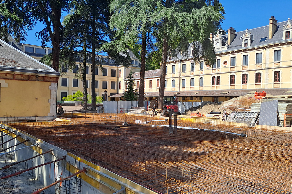 Le collège Louise de Savoie en travaux